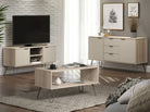 Core Products Augusta 2 Door Flat Screen TV Unit in Driftwood & Calico - Price Crash Furniture
