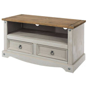Core Products Corona Grey Washed Flat Screen TV Unit - Price Crash Furniture
