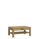 Cortina Coffee Table With Shelf & Drawer In Grandson Oak - Price Crash Furniture