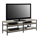 Elmwood 60 inch TV Stand in Distressed Grey Oak by Dorel - Price Crash Furniture