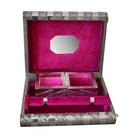 Fuchsia Pink Single Jewellery Box by Artisan Furniture - Price Crash Furniture