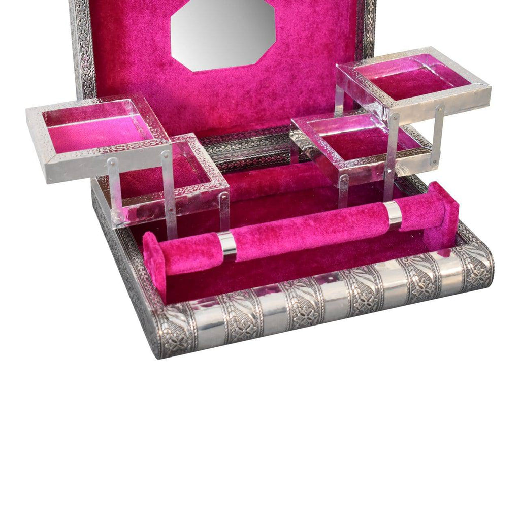 Fuchsia Pink Single Jewellery Box by Artisan Furniture - Price Crash Furniture