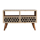 Honeycomb Bone Inlay Media Unit TV Stand - Price Crash Furniture