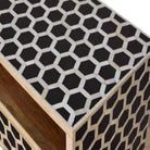 Honeycomb Bone Inlay Media Unit TV Stand - Price Crash Furniture