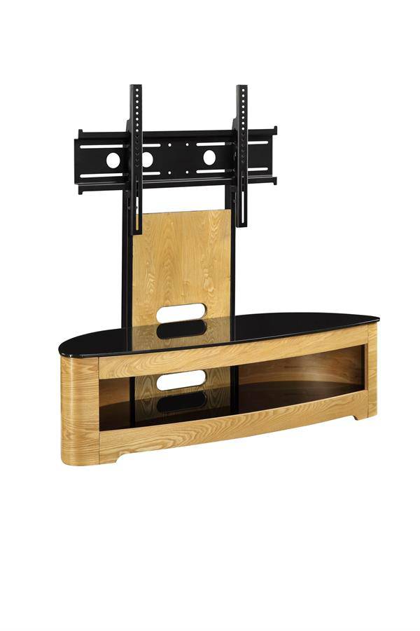 JF209 Florence Cantilever TV Stand in Oak for up to 50" TVs by Jual - Price Crash Furniture