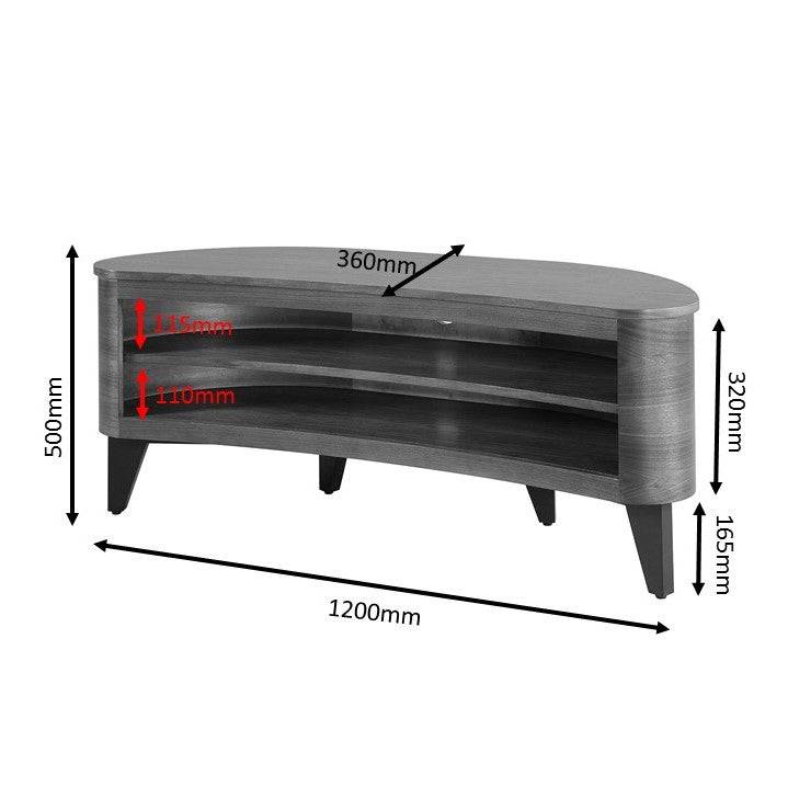 JF709 San Francisco TV Stand in Grey by Jual - Price Crash Furniture