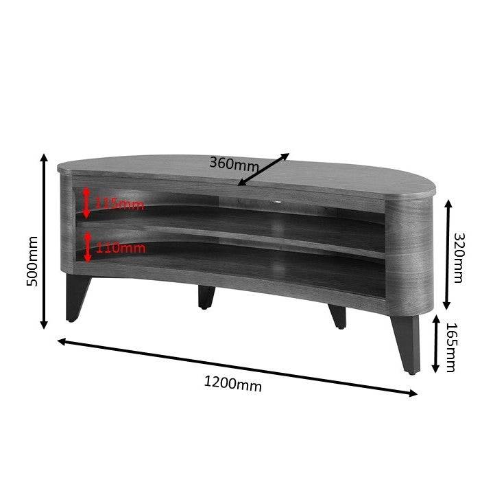 JF709 San Francisco TV Stand in Oak by Jual - Price Crash Furniture