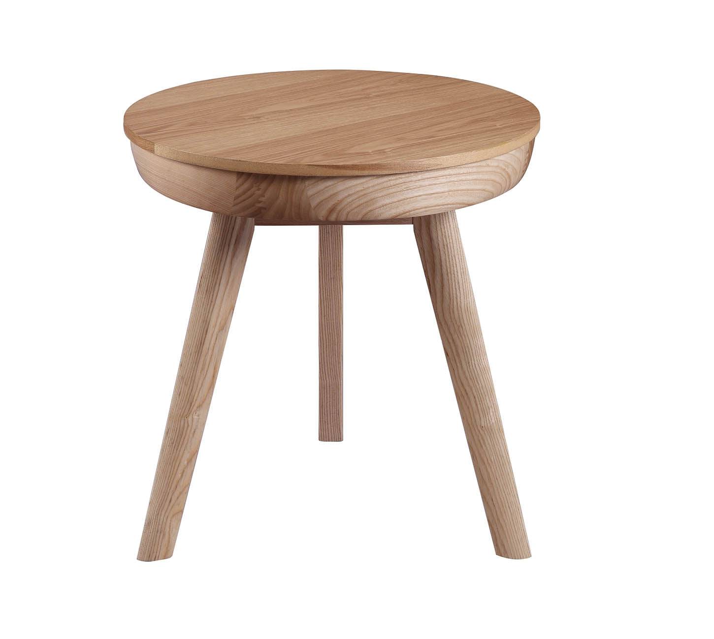 JF711 San Francisco Lamp Side Table in Oak by Jual - Price Crash Furniture