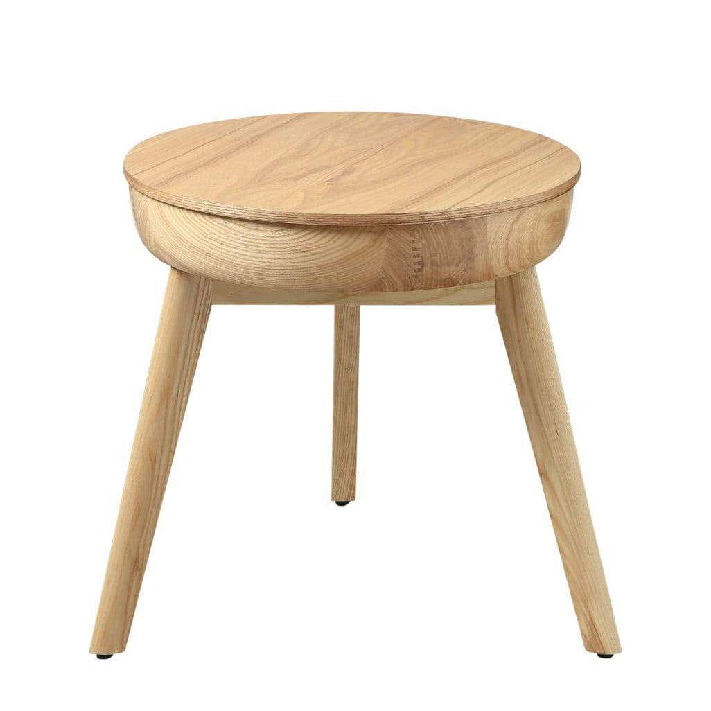 JF711 San Francisco Lamp Side Table in Oak by Jual - Price Crash Furniture