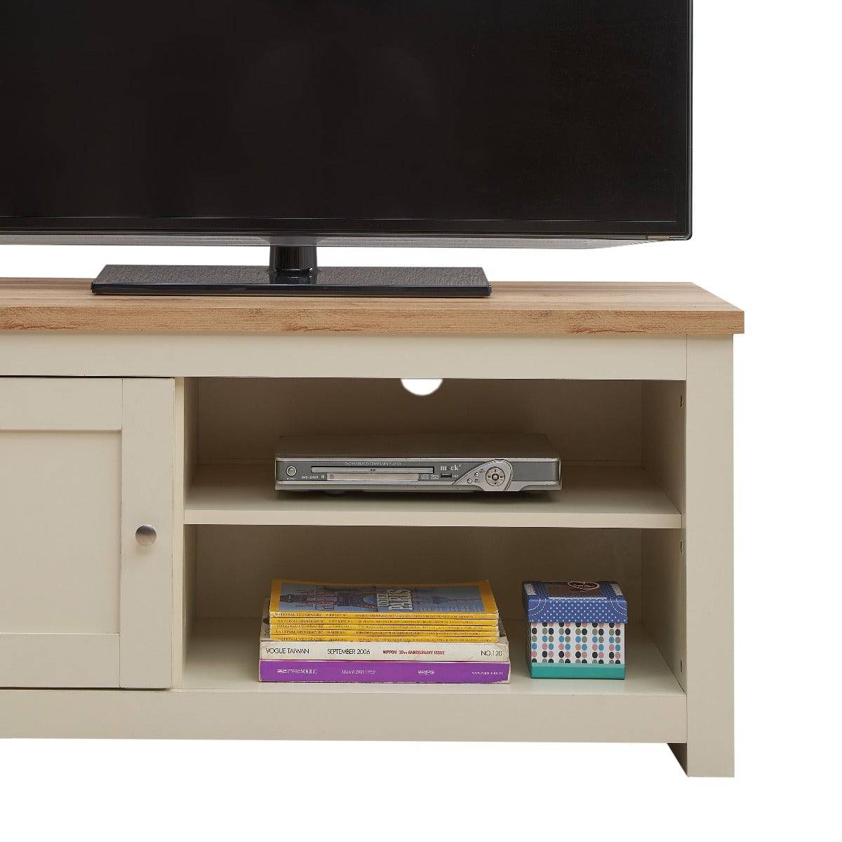 Lisbon TV unit with 1 door by TAD - Price Crash Furniture