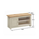 Lisbon TV unit with 1 door by TAD - Price Crash Furniture