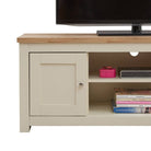 Lisbon TV unit with 2 doors by TAD - Price Crash Furniture