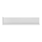 Lyon 120cm Wall Shelf in White High Gloss - Price Crash Furniture