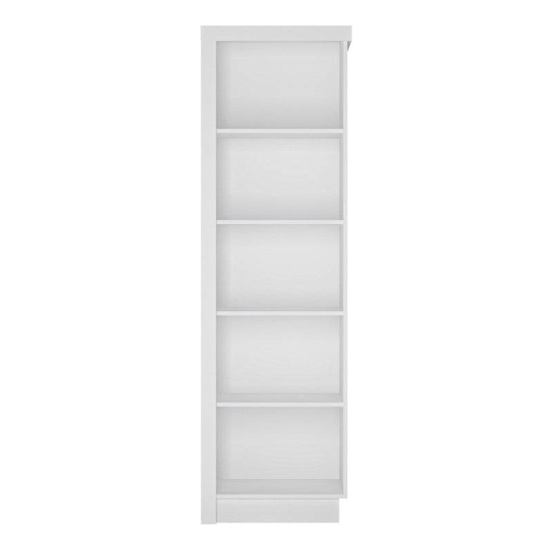 Lyon Bookcase (RH) in White High Gloss - Price Crash Furniture