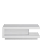 Lyon Designer Coffee Table in White High Gloss - Price Crash Furniture