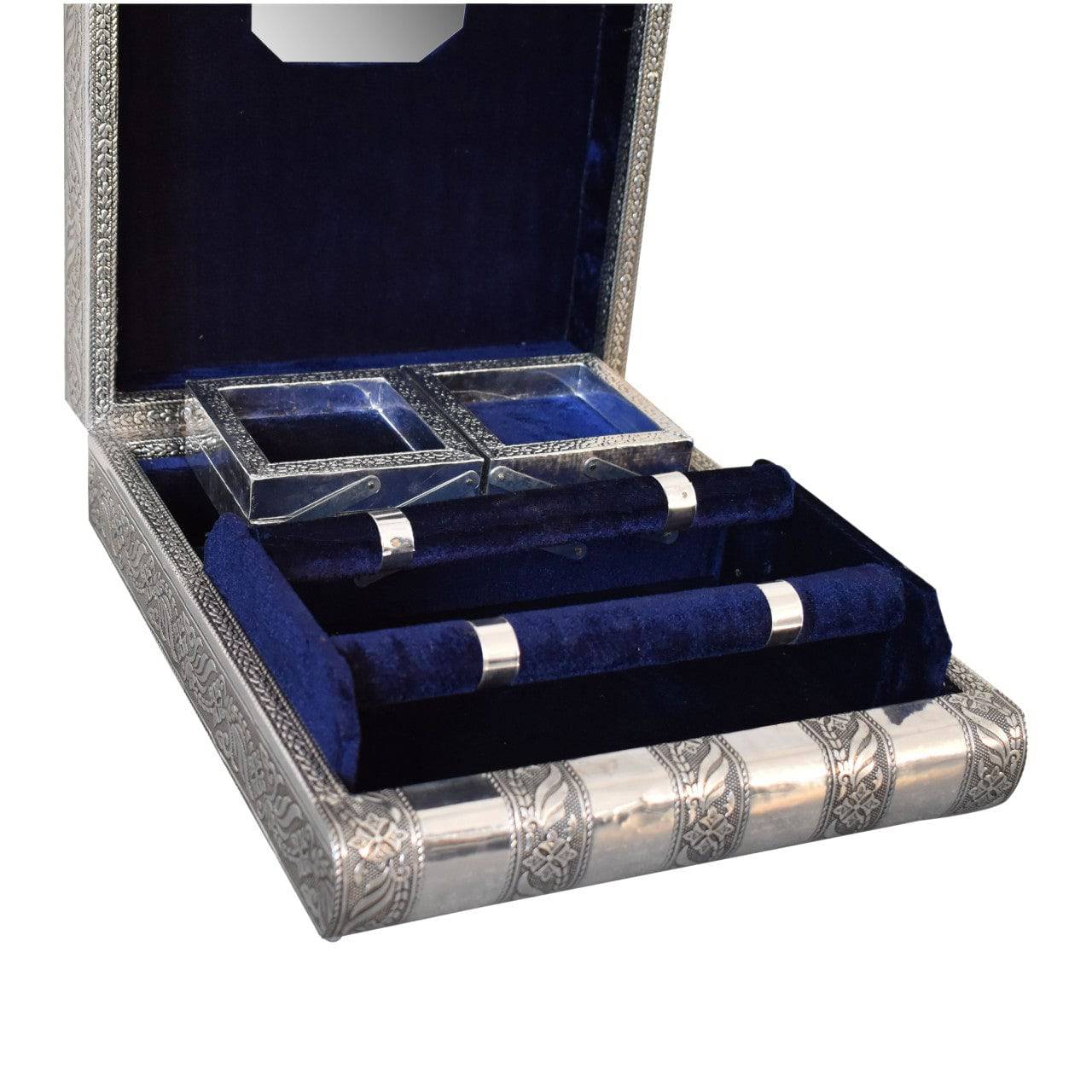 Navy Double Jewellery Box by Artisan Furniture - Price Crash Furniture