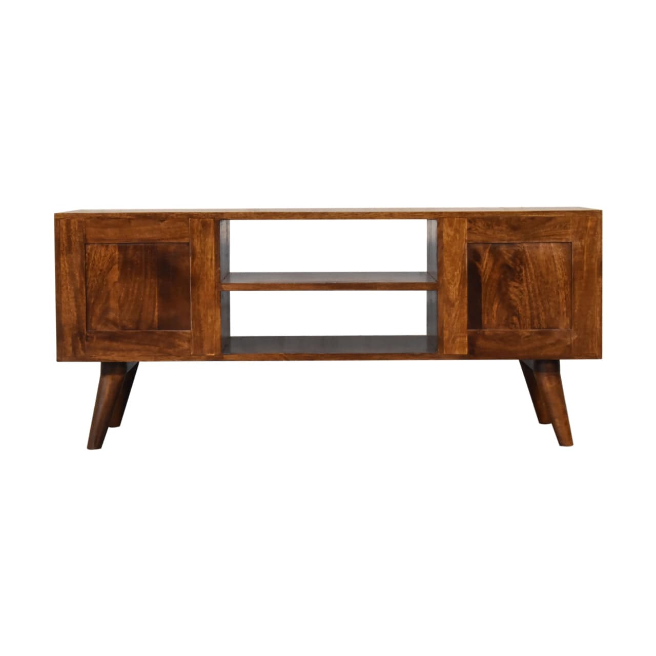 Nordic Chestnut Entertainment Unit TV Stand by Artisan Furniture - Price Crash Furniture