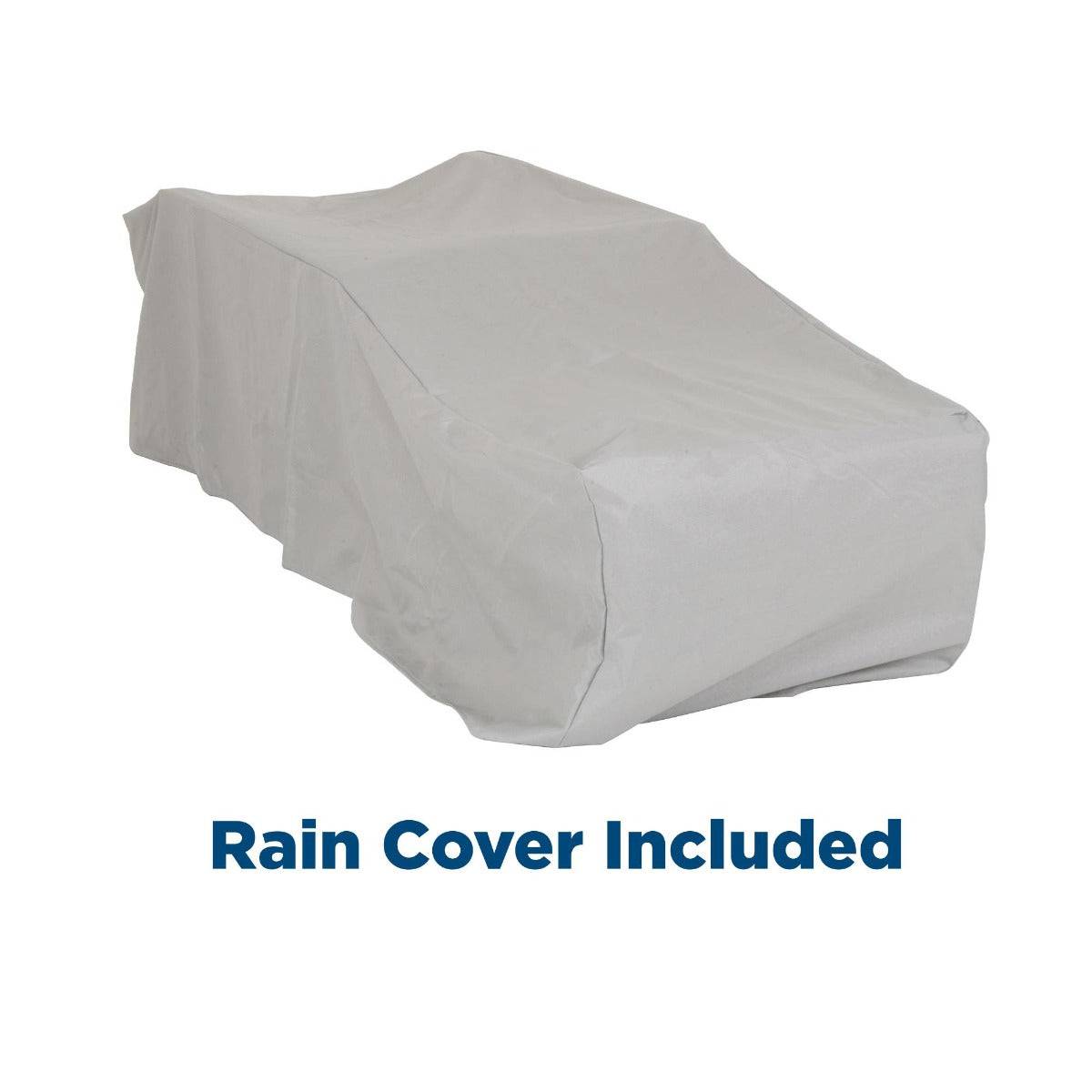 Novogratz Connie Sun Lounger Bed with Rain Cover in Grey - Price Crash Furniture