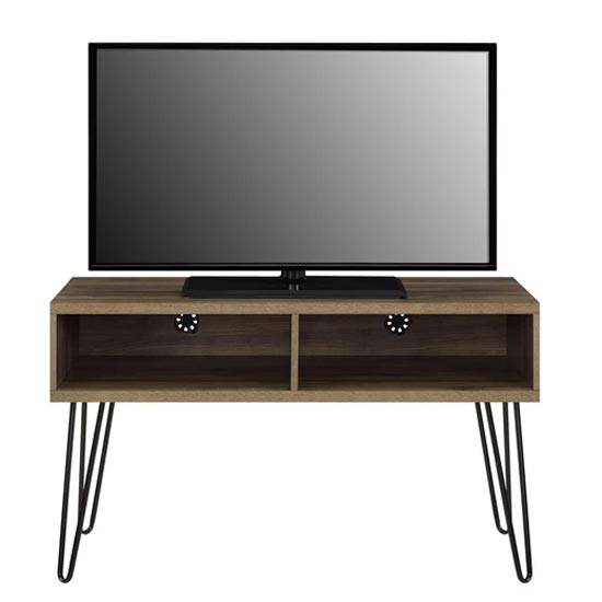 Owen Retro TV Stand In Walnut Wood by Dorel - Price Crash Furniture