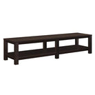 Parsons Wooden Large TV Stand In Espresso by Dorel - Price Crash Furniture