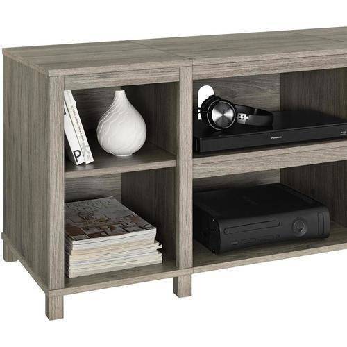 Parsons Wooden Small TV Stand in Rustic Oak by Dorel - Price Crash Furniture