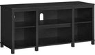 Parsons Wooden Small TV Stand in True Black by Dorel - Price Crash Furniture