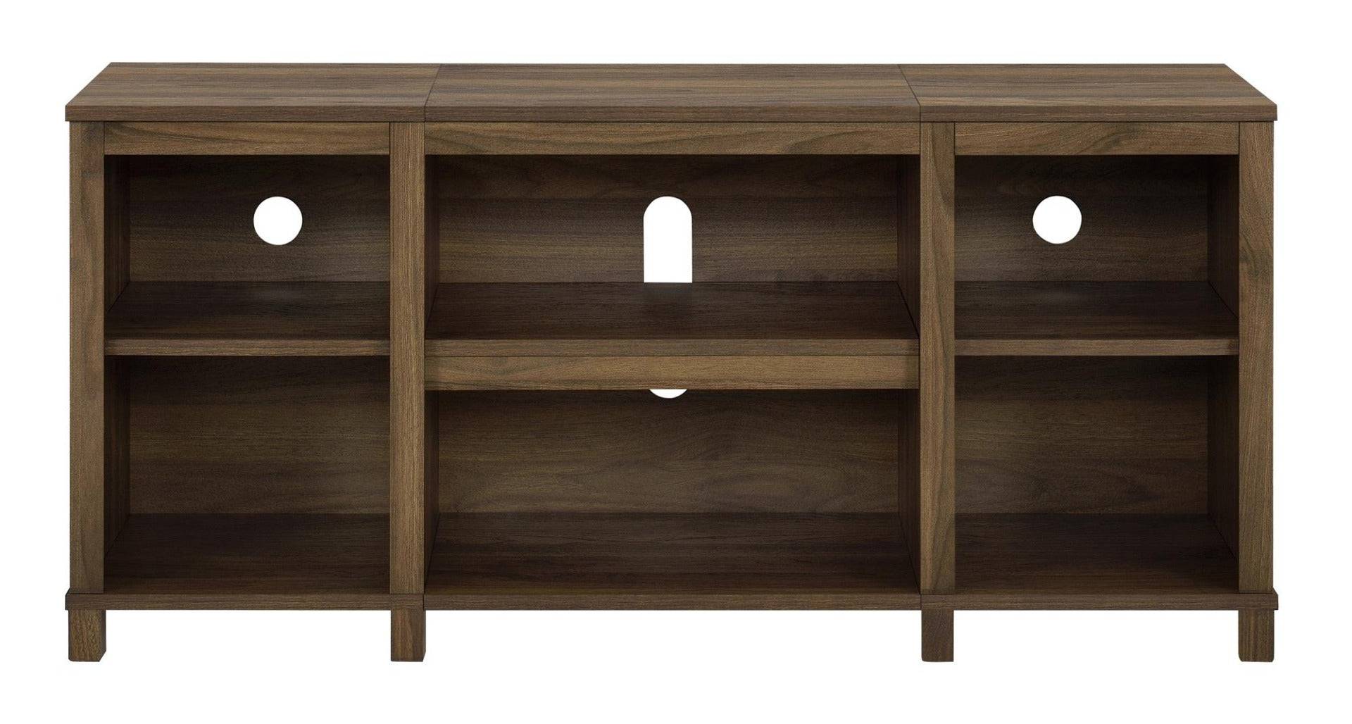 Parsons Wooden Small TV Stand in Walnut by Dorel - Price Crash Furniture