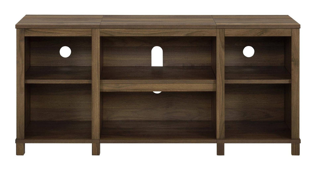 Parsons Wooden Small TV Stand in Walnut by Dorel - Price Crash Furniture