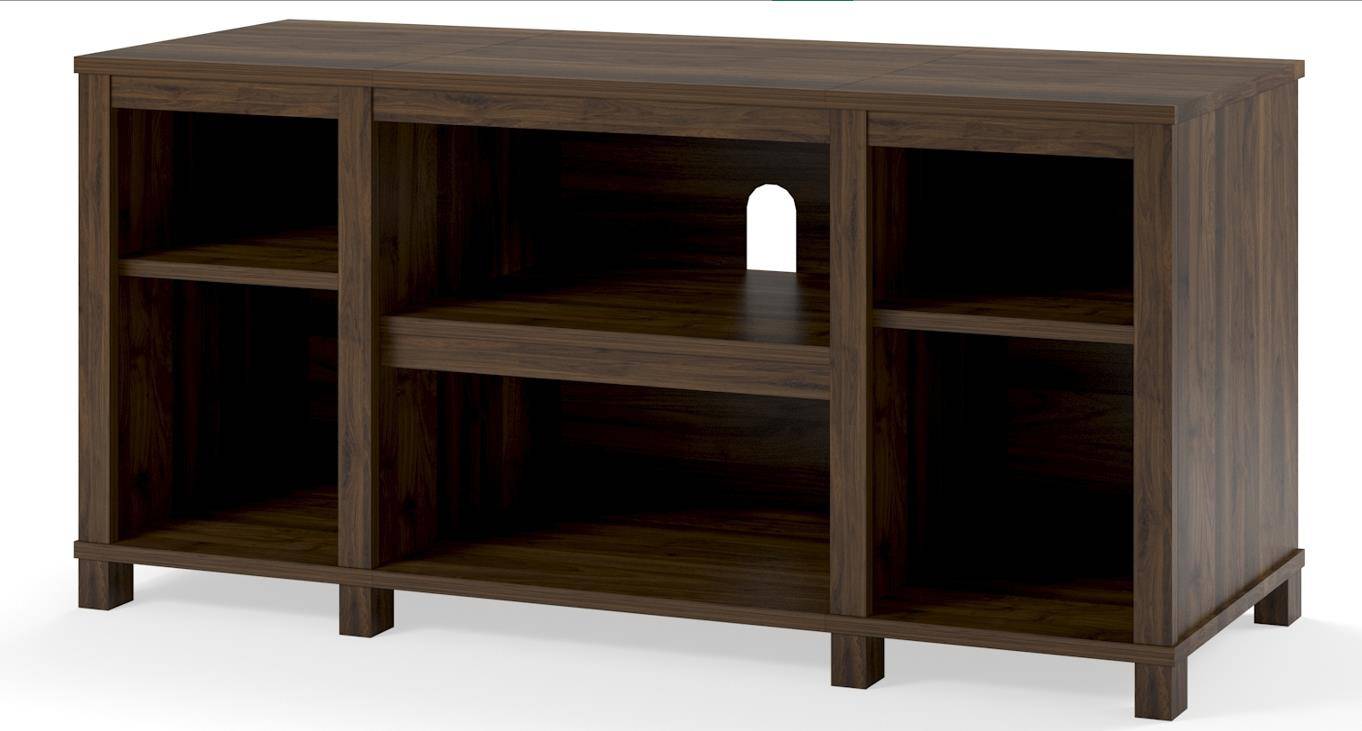 Parsons Wooden Small TV Stand in Walnut by Dorel - Price Crash Furniture