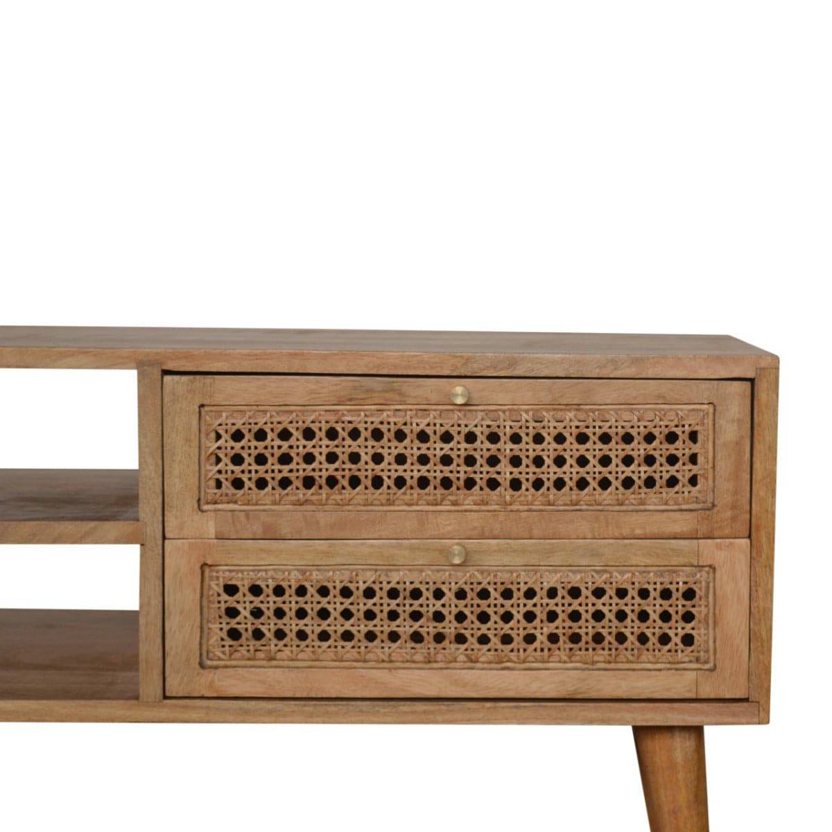 Rattan Media Unit TV Stand - Price Crash Furniture