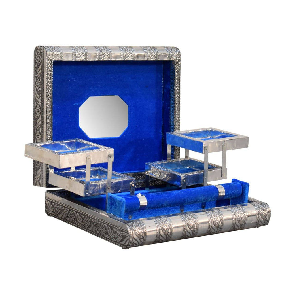 Royal Blue Single Jewellery Box by Artisan Furniture - Price Crash Furniture
