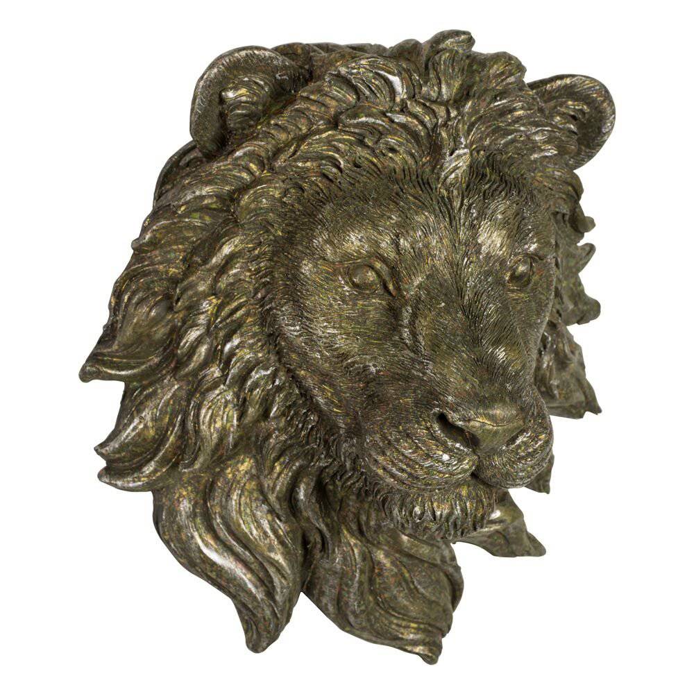 Smaller Wall Mounted Lion Head - Price Crash Furniture