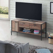 Stretton TV Cabinet Stand with 1 Door and 2 Drawers by TAD - Price Crash Furniture