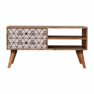 Triangle Printed Media Unit TV Stand - Price Crash Furniture