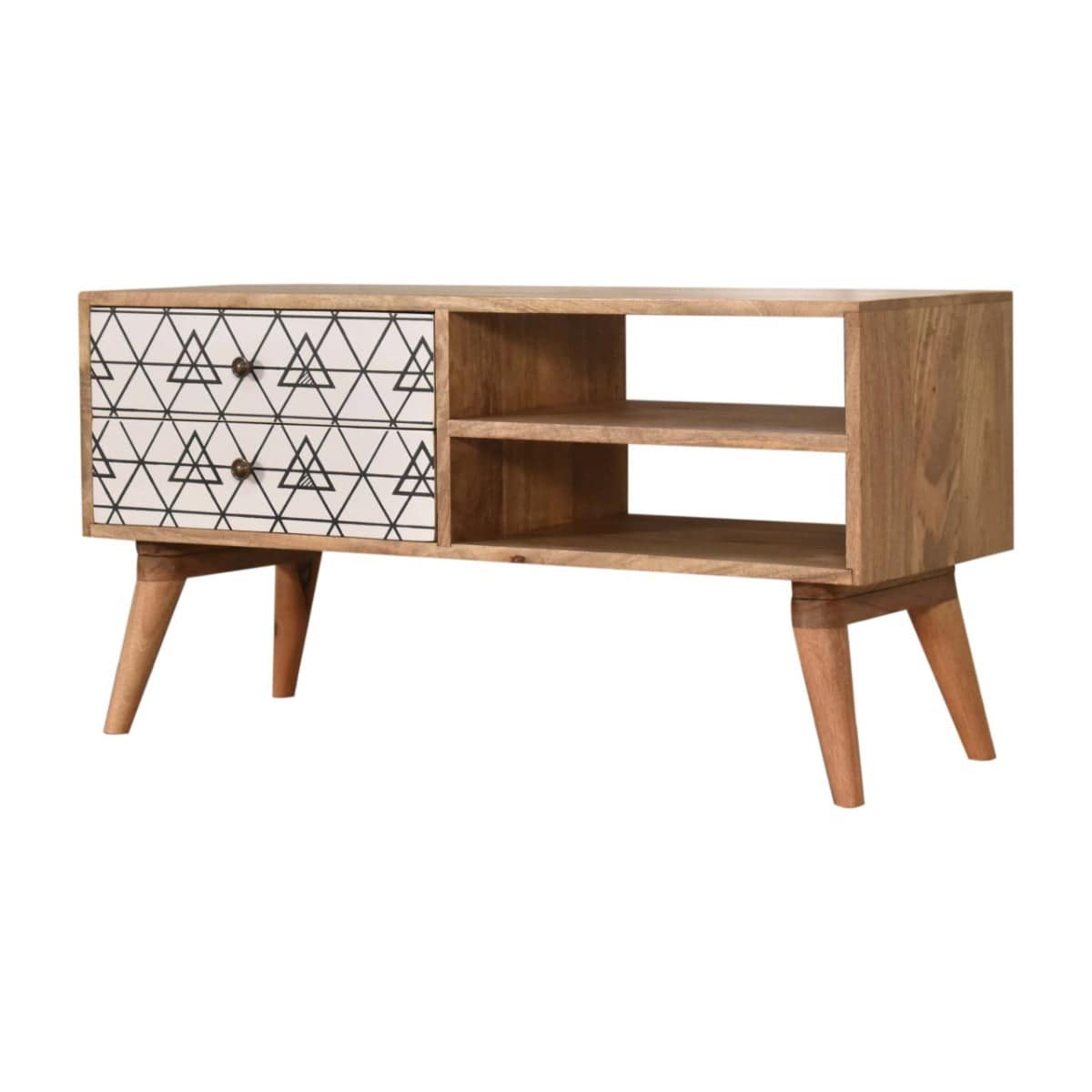 Triangle Printed Media Unit TV Stand - Price Crash Furniture