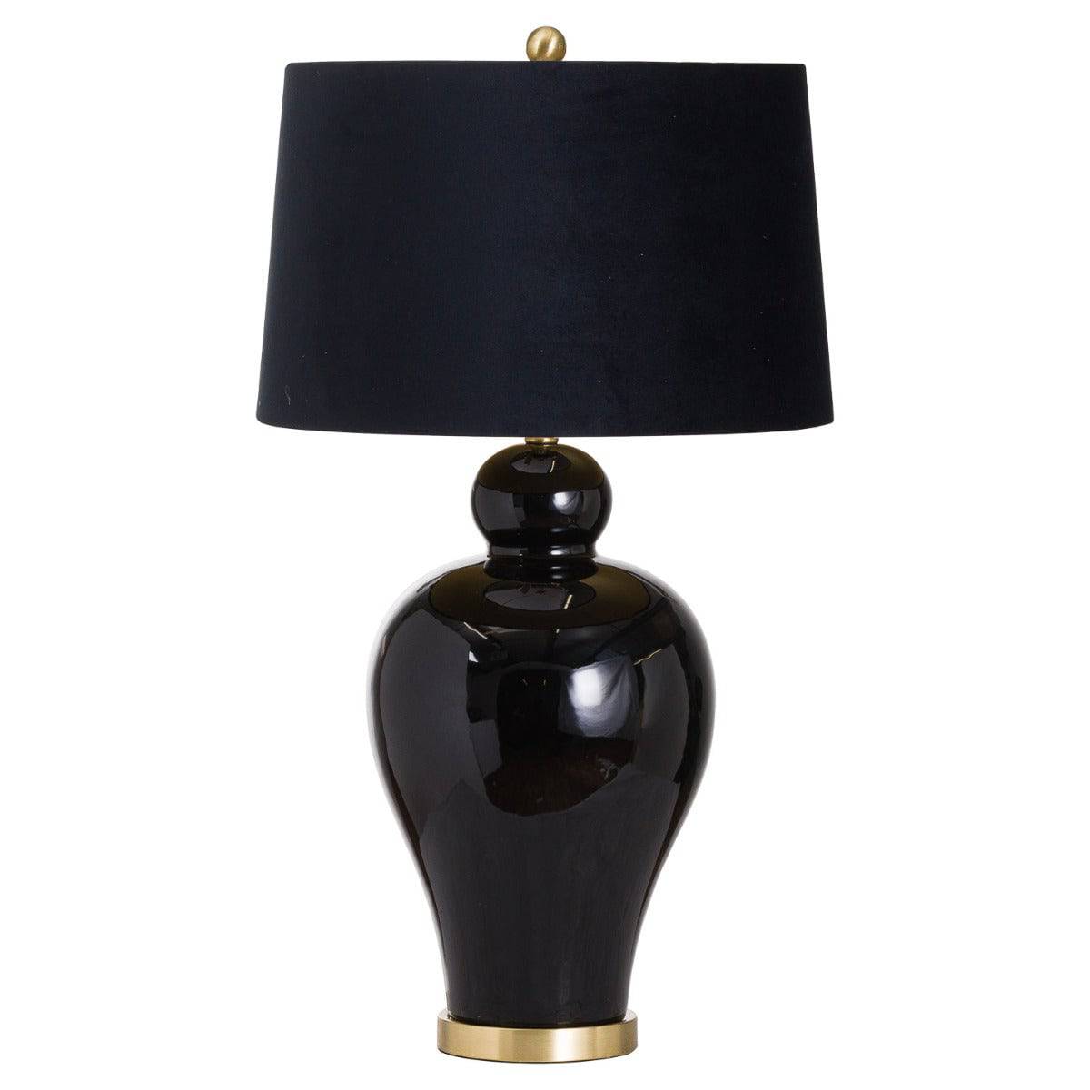 Kalvin Black Table Lamp - Price Crash Furniture