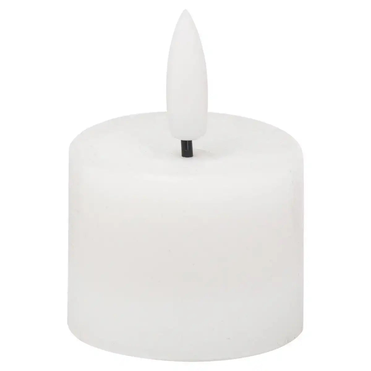 Luxe Collection Natural Glow set of 2 White LED Tealights - Price Crash Furniture