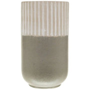 Mason Collection Grey Ceramic Straight Vase - Price Crash Furniture