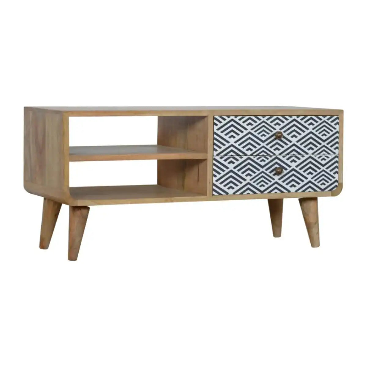 Monochrome Print Media Unit - Price Crash Furniture