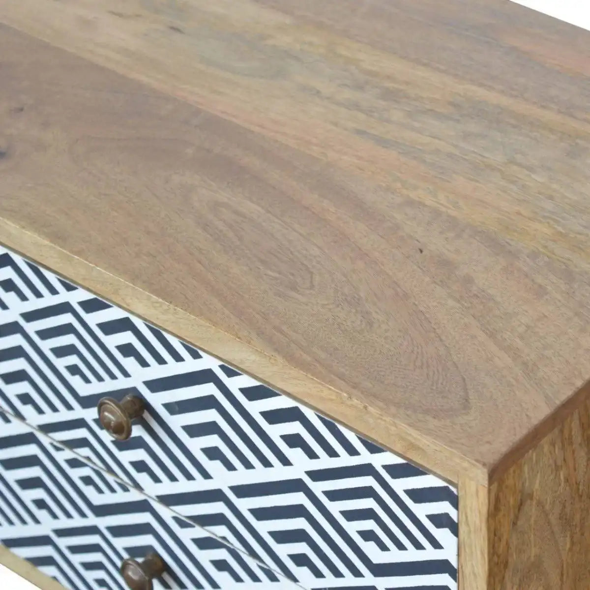 Monochrome Print Media Unit - Price Crash Furniture