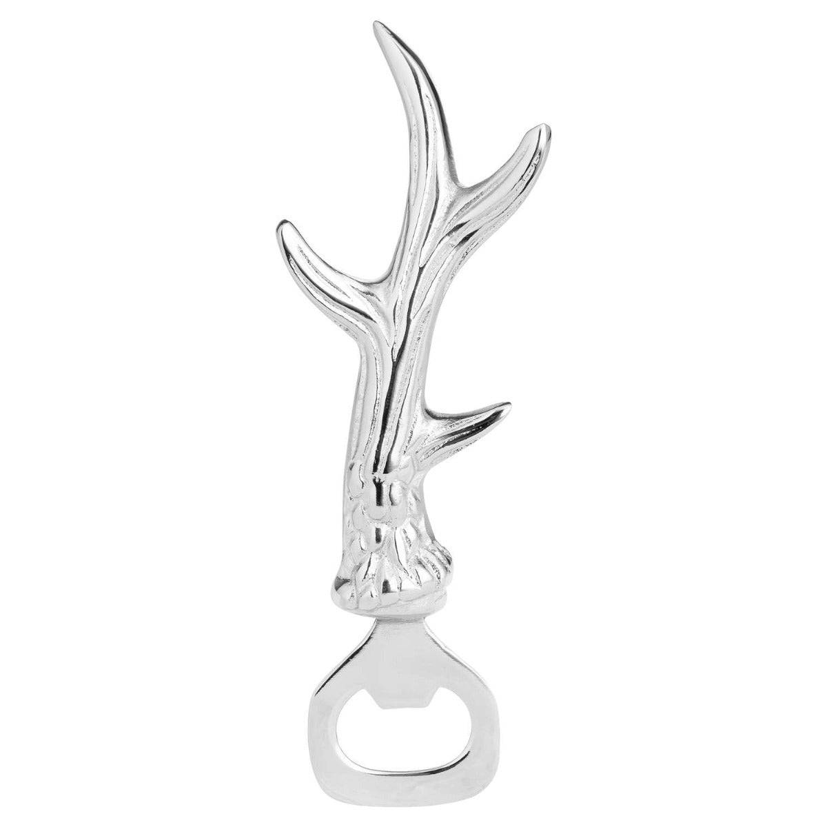 Silver Nickel Antler Bottle Opener - Price Crash Furniture