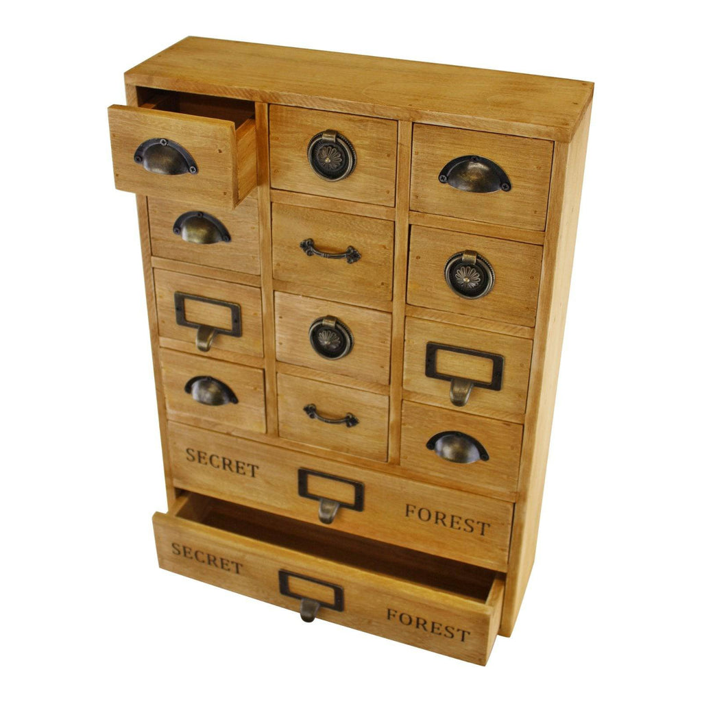 14 Drawer Storage Unit, Trinket Drawers - Price Crash Furniture