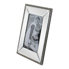 4 x 6 Mirrored Freestanding Photo Frame With Crystal Detail - Price Crash Furniture