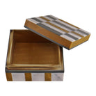 Abstract Design Resin Trinket Box, Design 3, Chequered - Price Crash Furniture