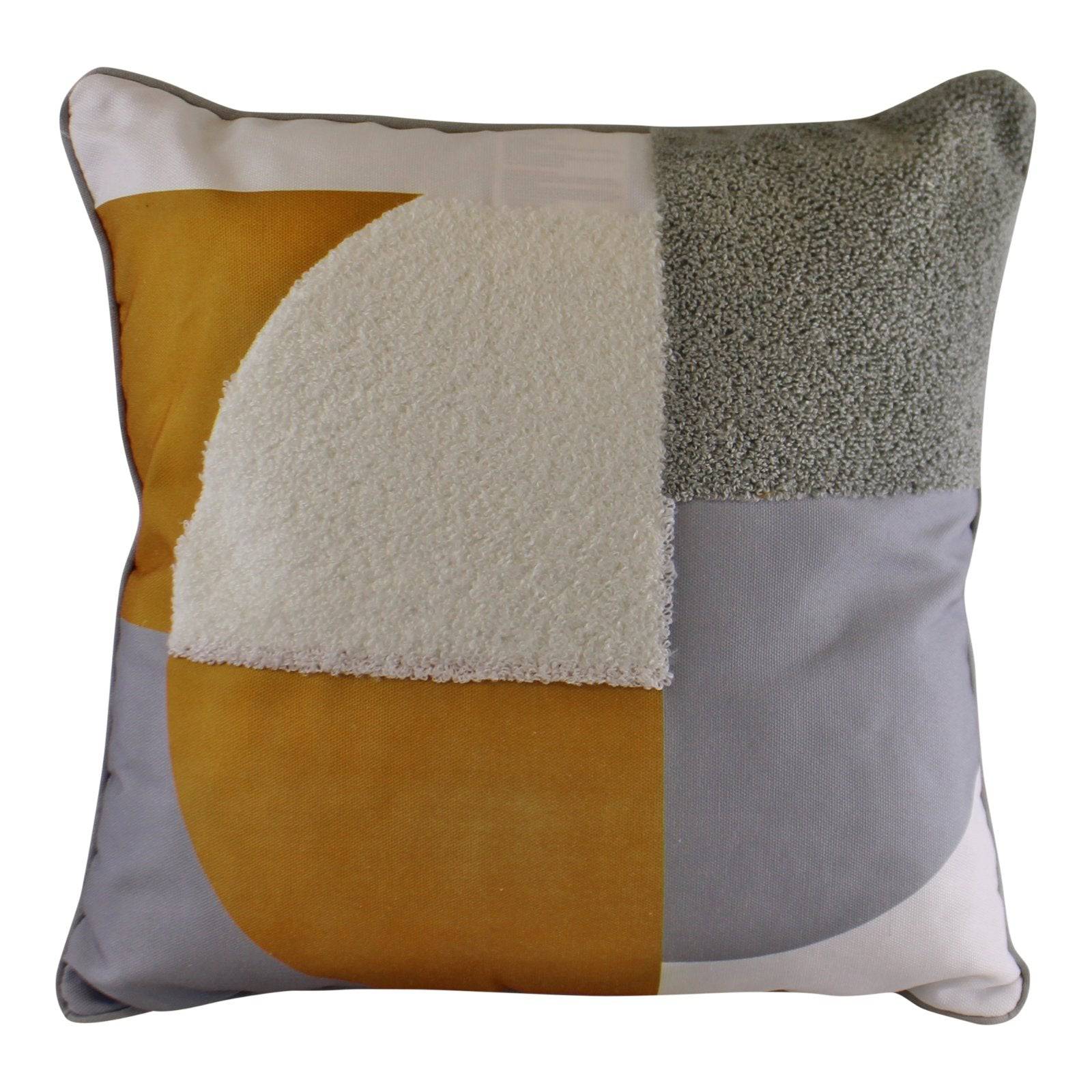 Abstract Design Textured Cushion, Design A - Price Crash Furniture