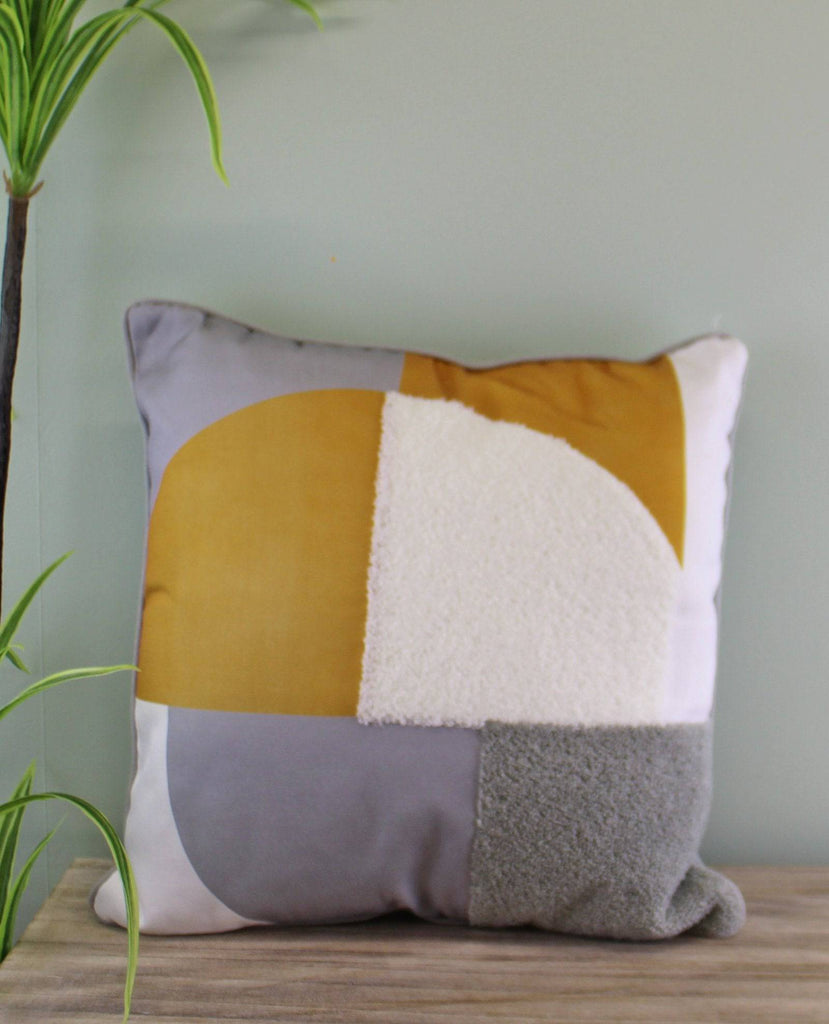 Abstract Design Textured Cushion, Design A - Price Crash Furniture