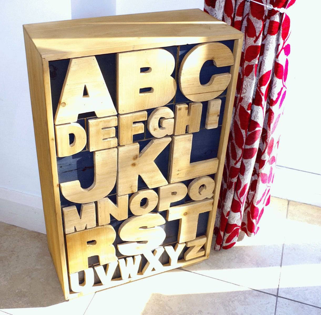 Alphabet Cabinet 54 x 26 x 89cm - Price Crash Furniture