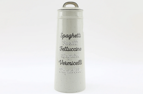 Antique Grey Ceramic Pasta Jar 31cm - Price Crash Furniture