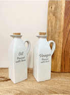 Antique Grey Oil & Vinegar Containers - Price Crash Furniture