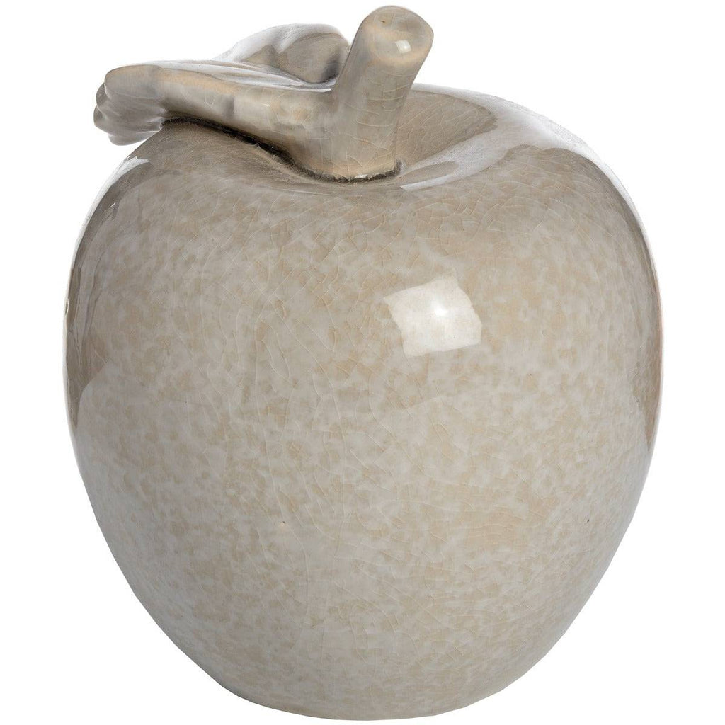 Antique Grey Small Ceramic Apple - Price Crash Furniture